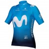 Set Fietsshirt + Korte Koersbroek 2020 Movistar Team Dames N001